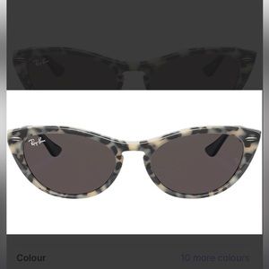 Nina Havana Beige Tortoise Cat Eye Ray-Ban Sunglesses